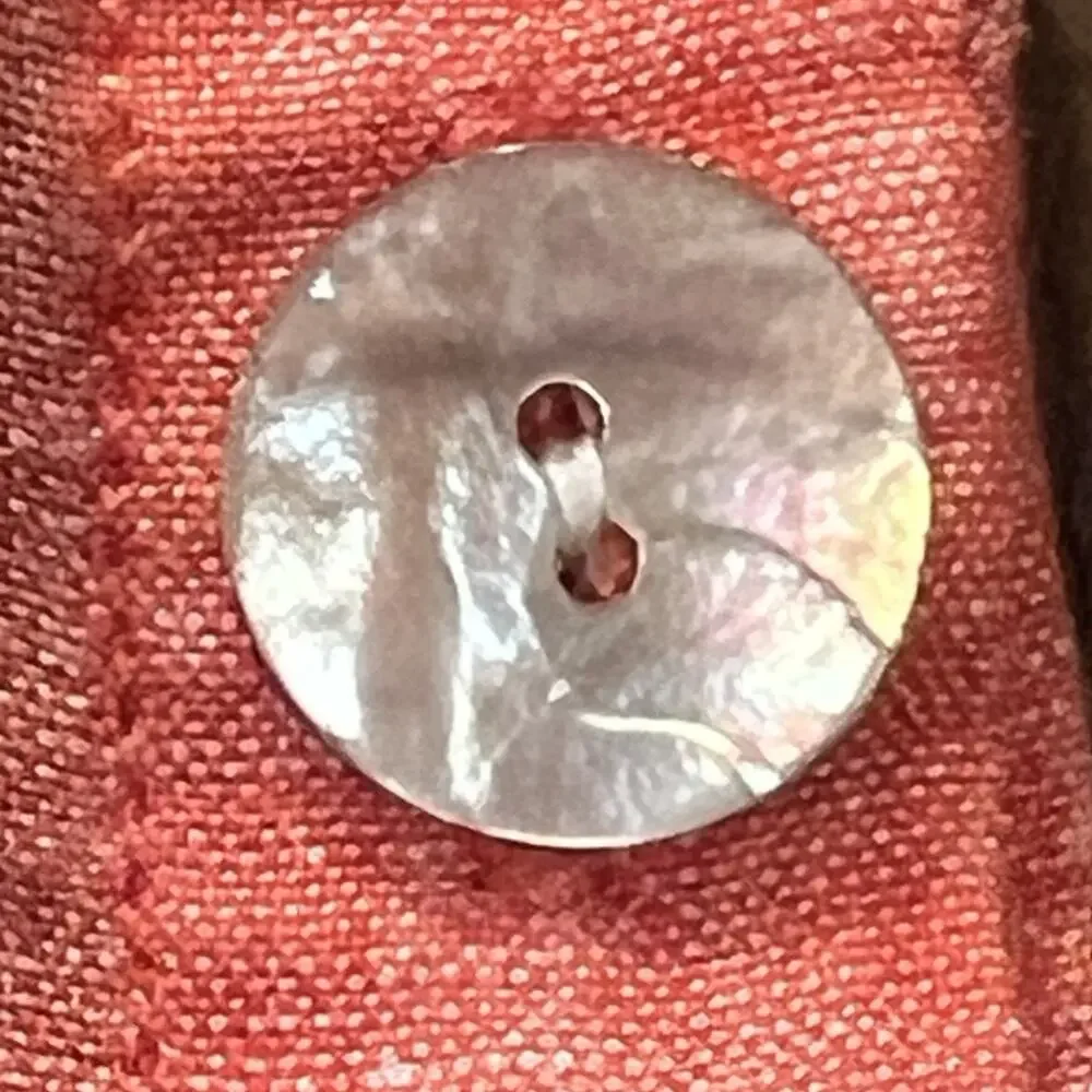 Antibes Blanc Coral Tunic 100% Linen Shirt Popover Coastal Lagenlook Medium - Picture 12 of 12